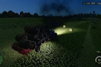 Effektiver Homemade Bale Trailer — Selbstgebauter Anhänger für Rundballen in Farming Simulator 25 — 5
