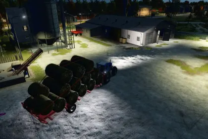 Effektiver Homemade Bale Trailer — Selbstgebauter Anhänger für Rundballen in Farming Simulator 25 — 6