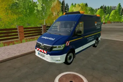 Автомобіль MAN TGE II L2H2 для Farming Simulator 22