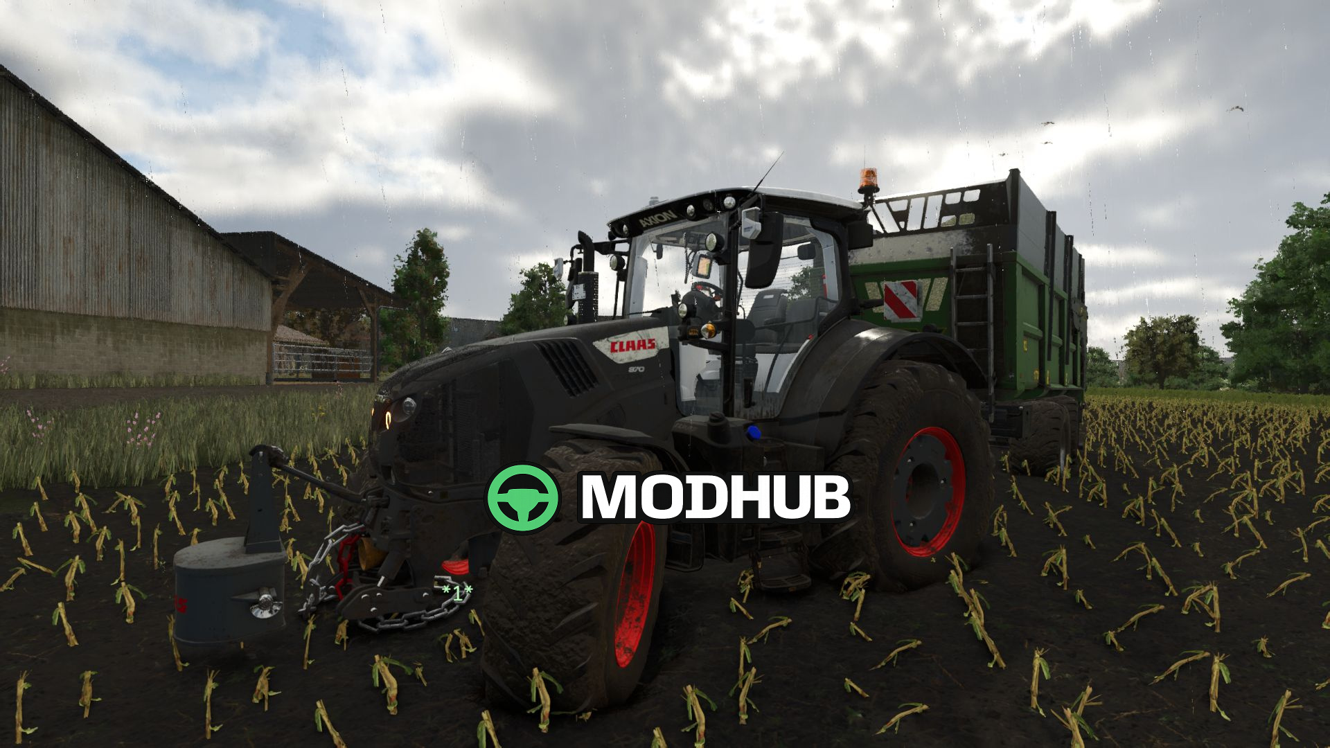 Mod für Traktoren Claas Axion 870 für Farming Simulator 25