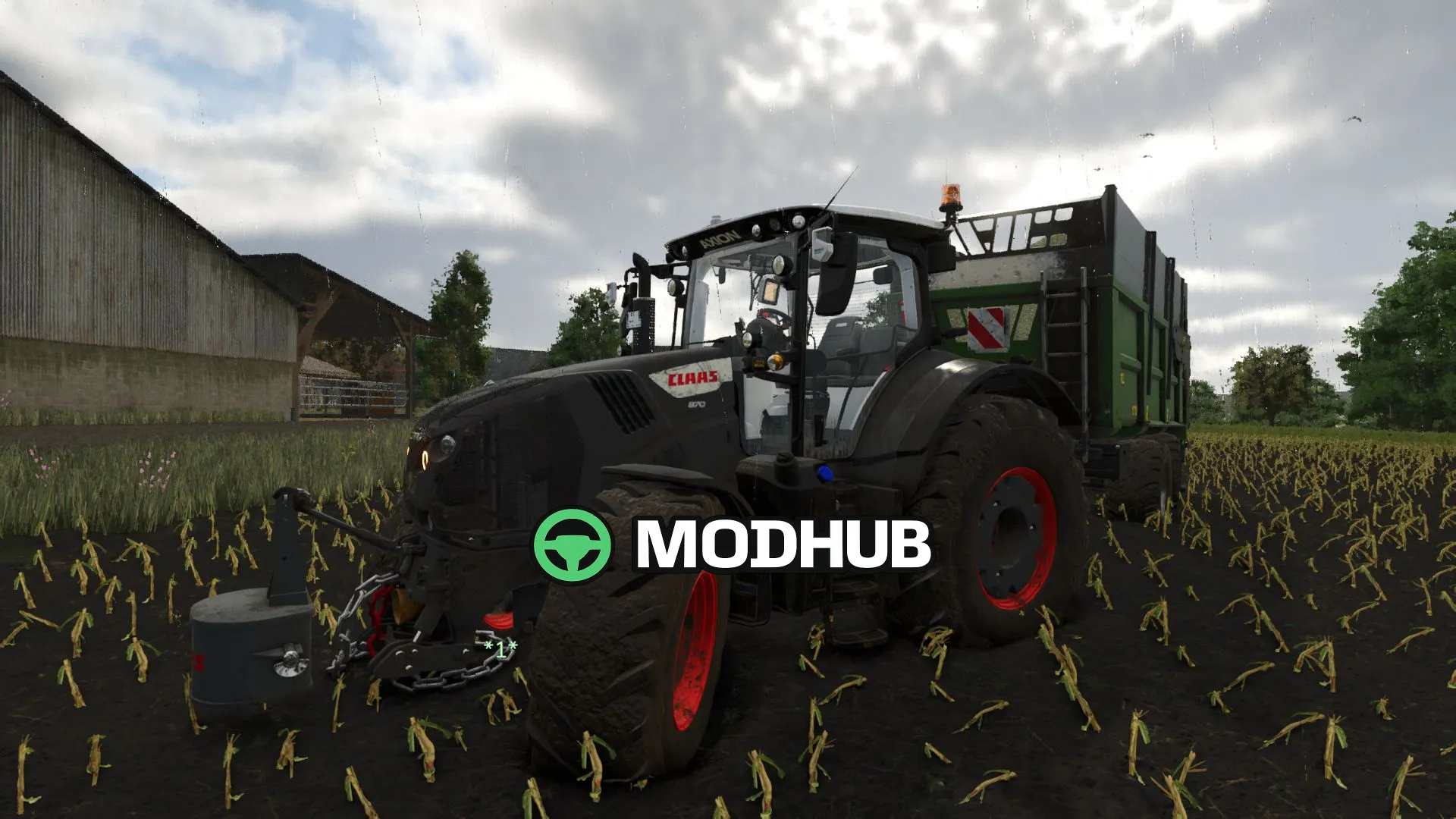Mod für Traktoren Claas Axion 870 für Farming Simulator 25