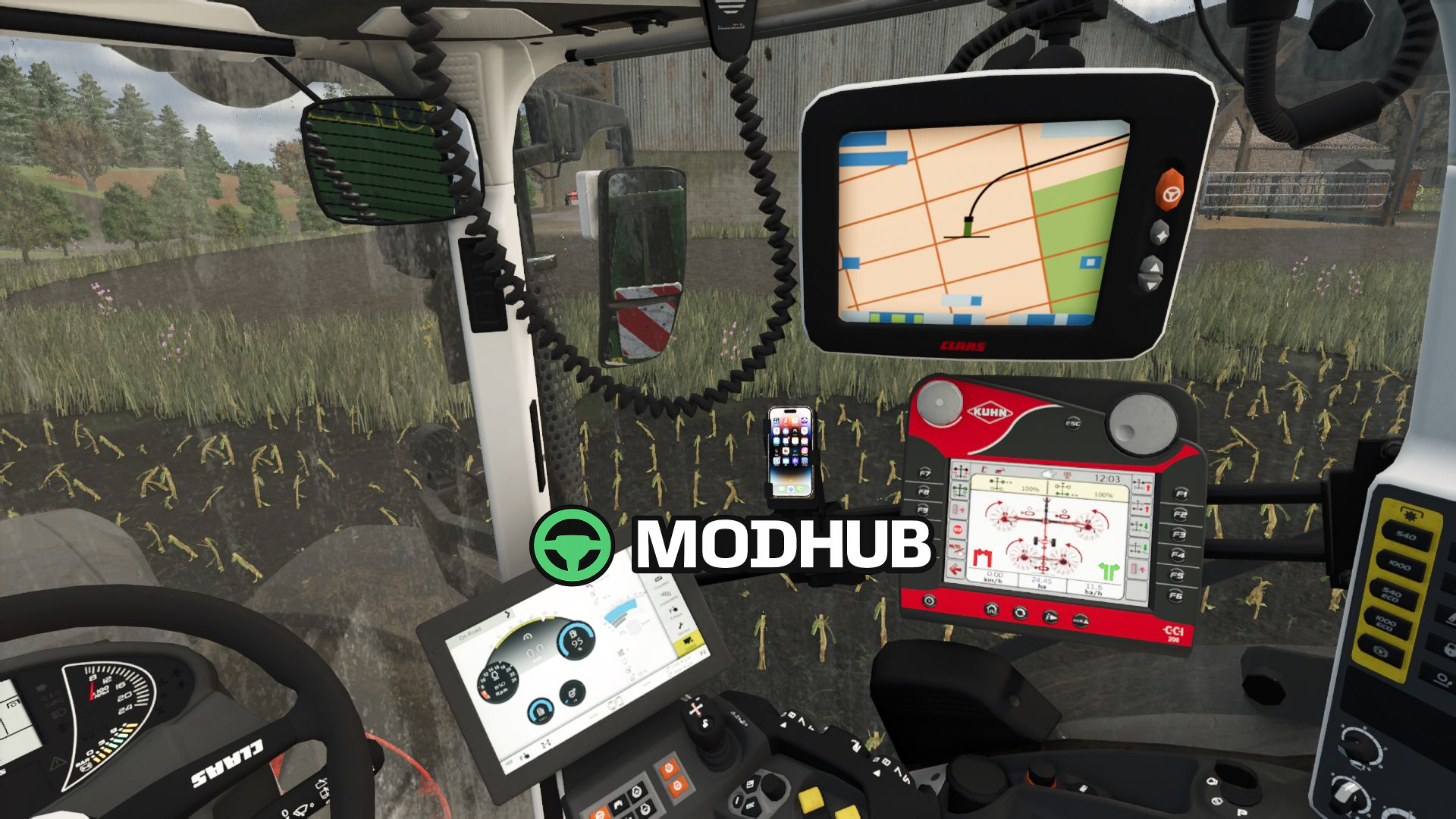Mod für Traktoren Claas Axion 870 für Farming Simulator 25 - Screenshots