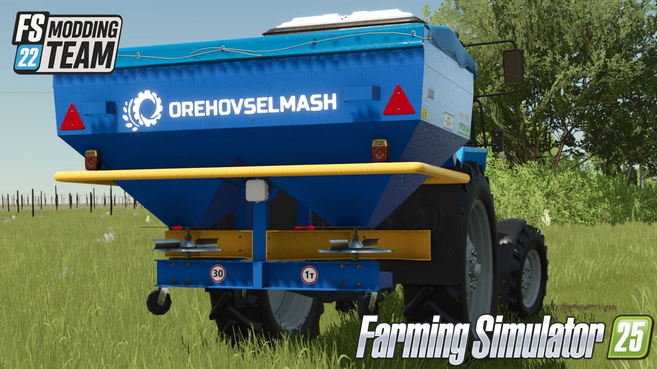 Efektywny Rozrzutnik Nawozów RMD-1000 Orikhovsilmash 🇺🇦 dla Farming Simulator 25 - Zrzuty ekranu