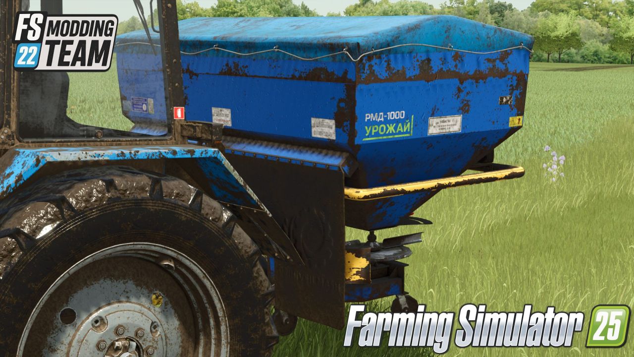 Efektywny Rozrzutnik Nawozów RMD-1000 Orikhovsilmash 🇺🇦 dla Farming Simulator 25 - Zrzuty ekranu