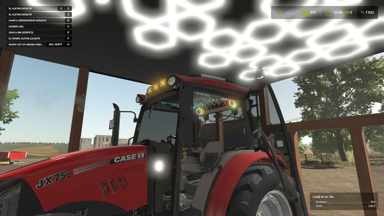 Traktor Case IH JX75C Edit do Farming Simulator 25