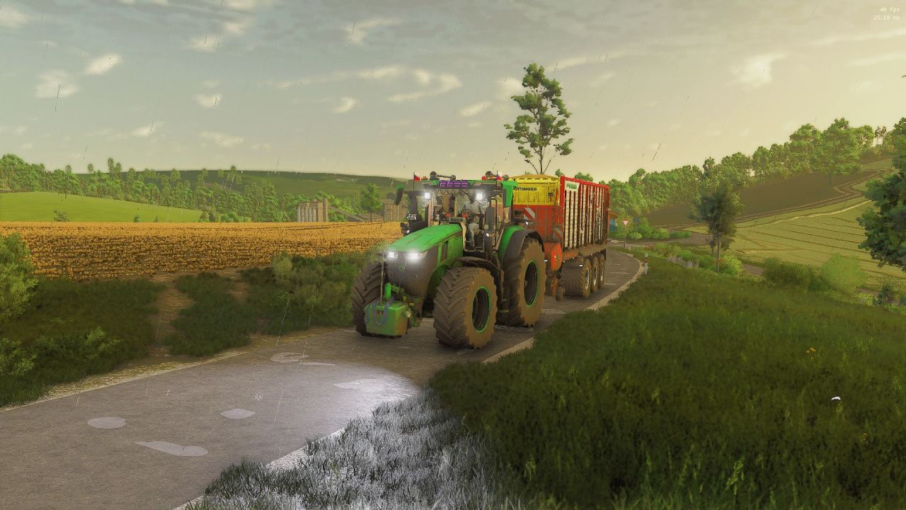 Traktor John Deere 7R Edit do Farming Simulator 25