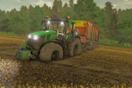 Traktor John Deere 7R Edit do Farming Simulator 25 — 4