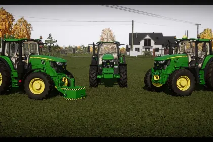 Traktor John Deere 6145M-6155M für Farming Simulator 22
