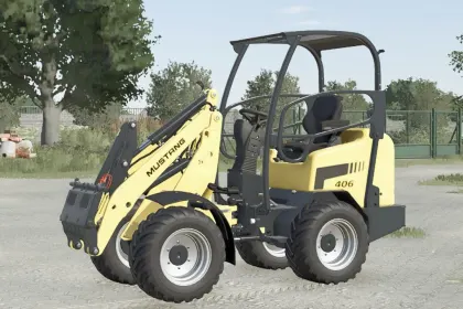 Lader Mustang 406 für Farming Simulator 25 — 2
