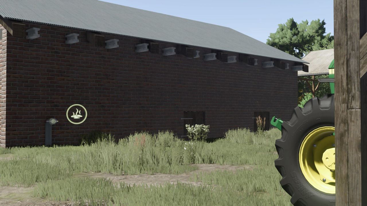 Kompaktowa Polska Obora Small Polish Cow Shed na 20 Krów dla FS25