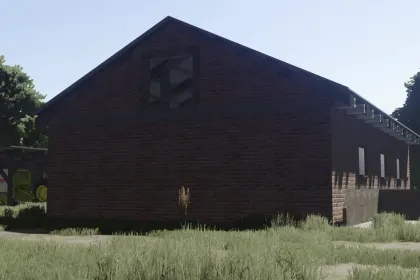 Kompaktowa Polska Obora Small Polish Cow Shed na 20 Krów dla FS25 — 3