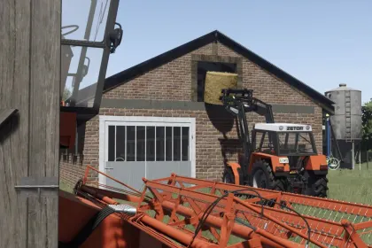 Kompaktowa Polska Obora Small Polish Cow Shed na 20 Krów dla FS25 — 5