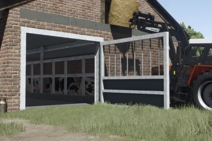 Kompaktowa Polska Obora Small Polish Cow Shed na 20 Krów dla FS25 — 6