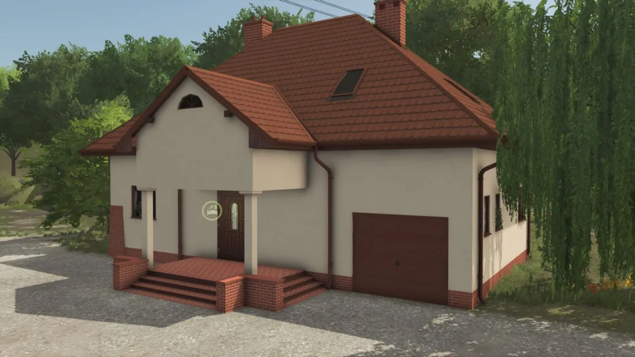 Сучасний Великий Будинок Big ern House для FS25 — Стильна Фермерська Оселя