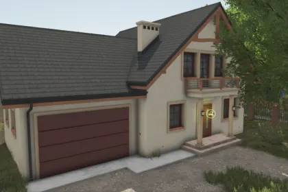 Сучасний Будинок Ern House для Farming Simulator 25 — Оригінальна Декорація Ферми — 1