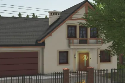 Сучасний Будинок Ern House для Farming Simulator 25 — Оригінальна Декорація Ферми — 2