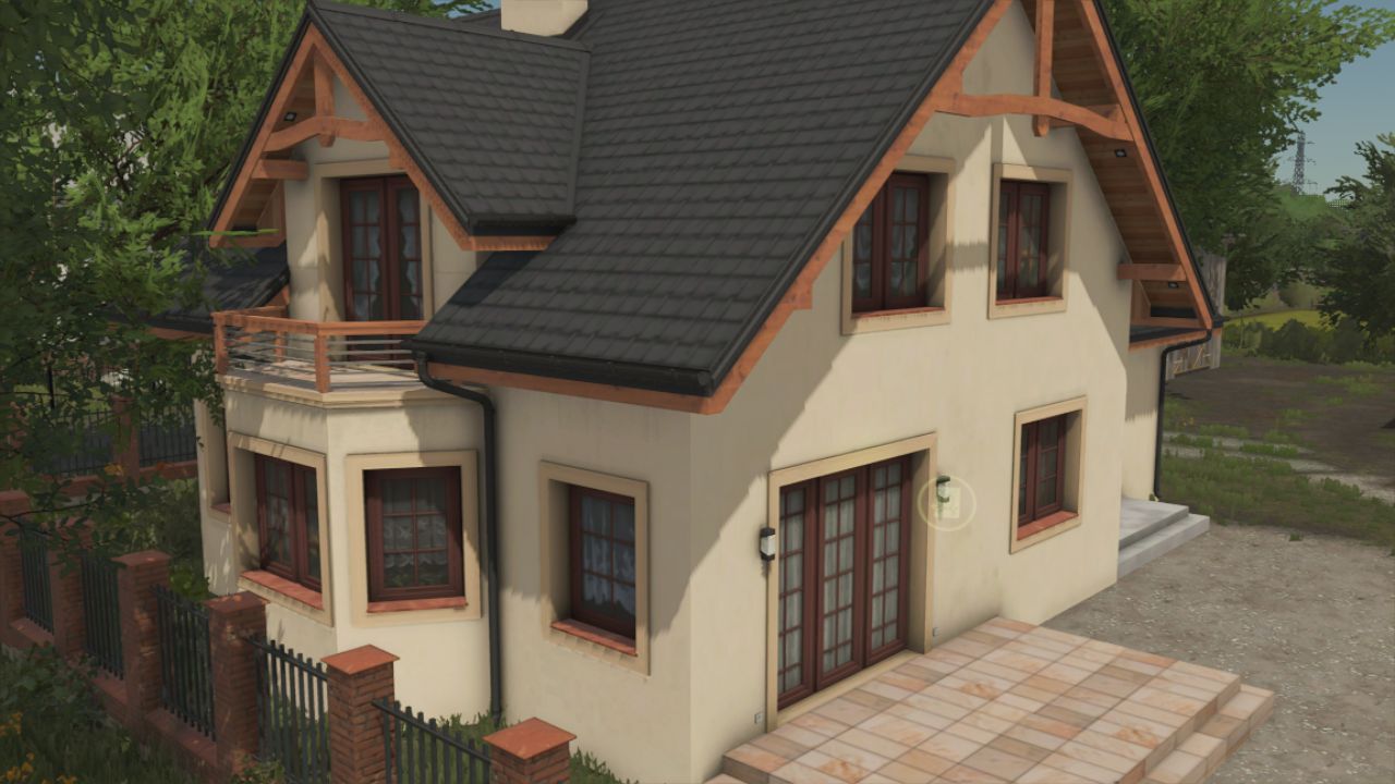 Сучасний Будинок Ern House для Farming Simulator 25 — Оригінальна Декорація Ферми - Скріншоти