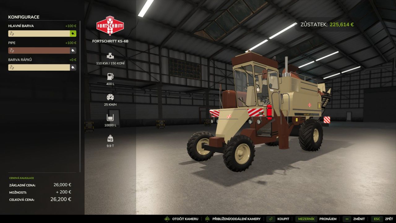 Комбайн Fortschritt KS-6B Pack для Farming Simulator 25