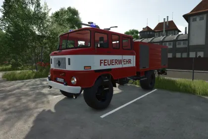 Легендарна Пожежна Машина IFA W50 TLF — Деталізований DDR Класик для FS25 — 1