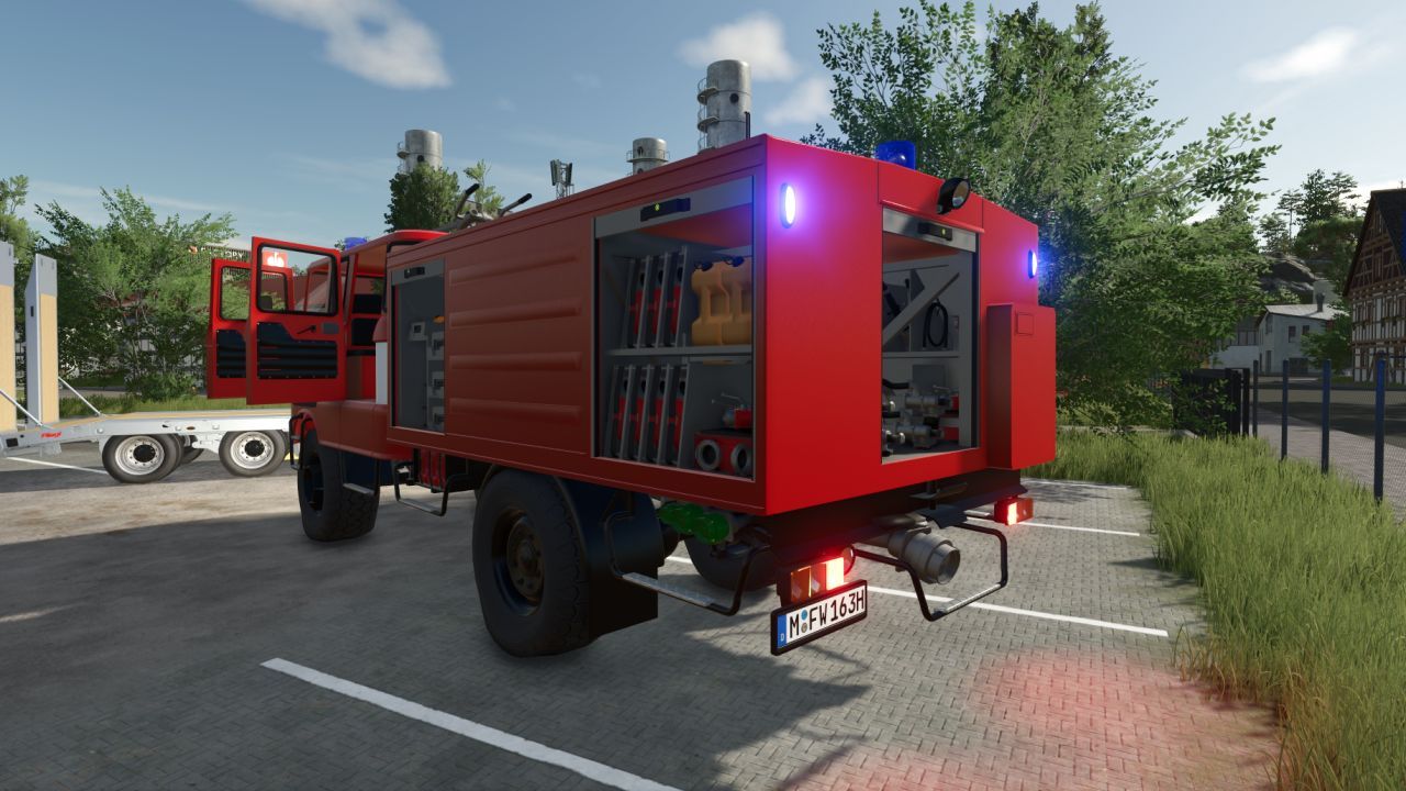 Legendarny Wóz Strażacki IFA W50 TLF — Szczegółowy Klasyk DDR dla FS25 - Zrzuty ekranu