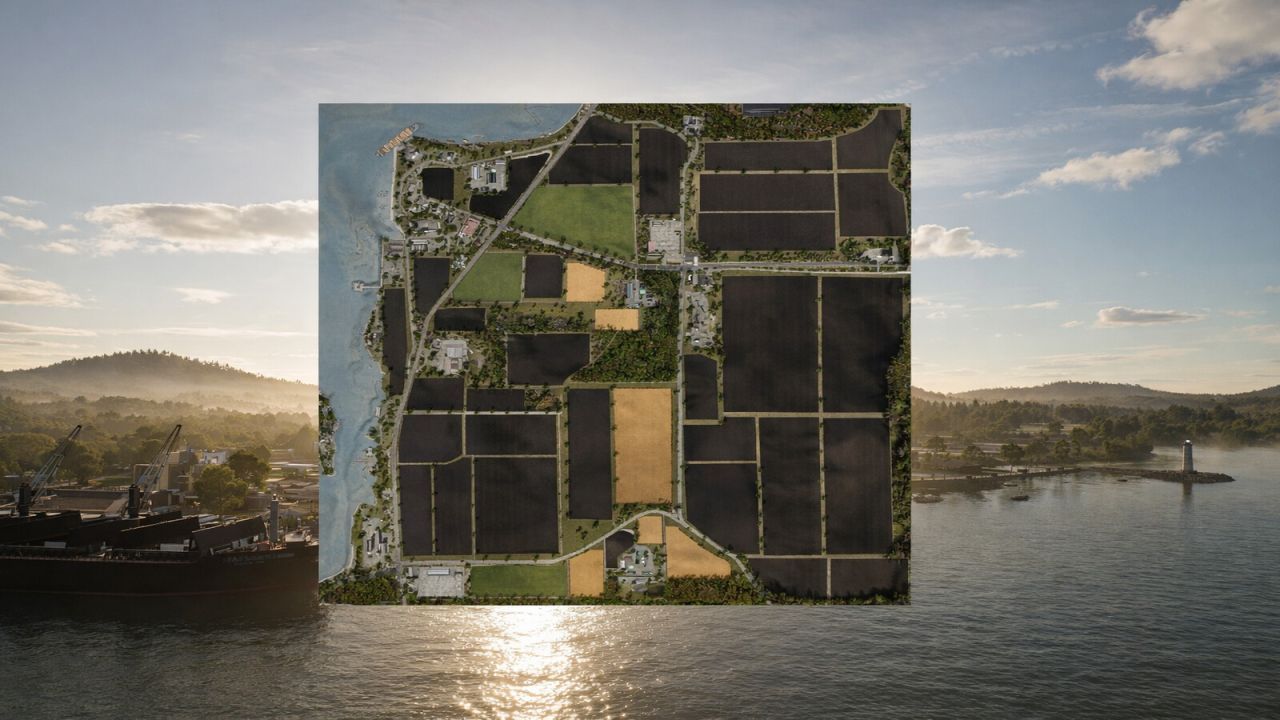 New Map Trout River Valley for Farming Simulator 25 — Big World for Farming and Forestry