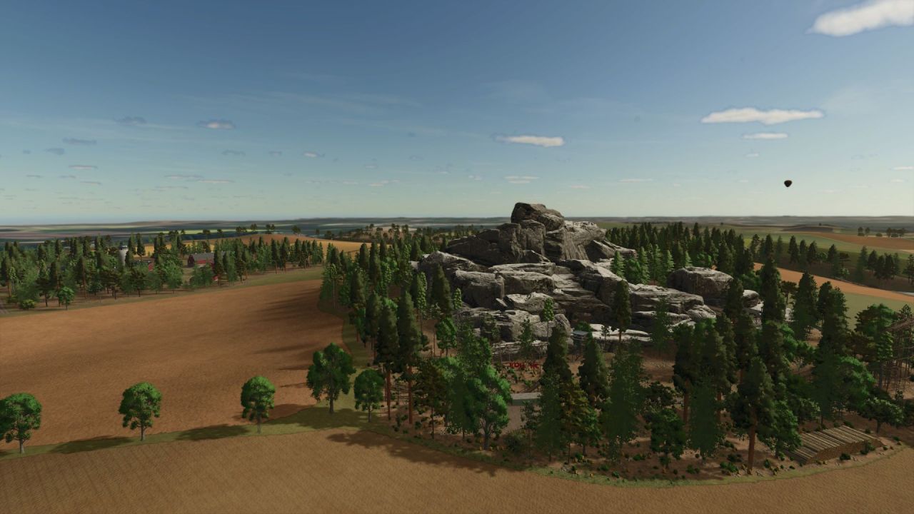 New Map Trout River Valley for Farming Simulator 25 — Big World for Farming and Forestry