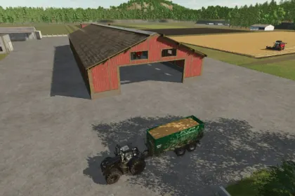 Atmosphärische Karte Old America für Farming Simulator 25 — 17 Felder, BGA und Produktionen