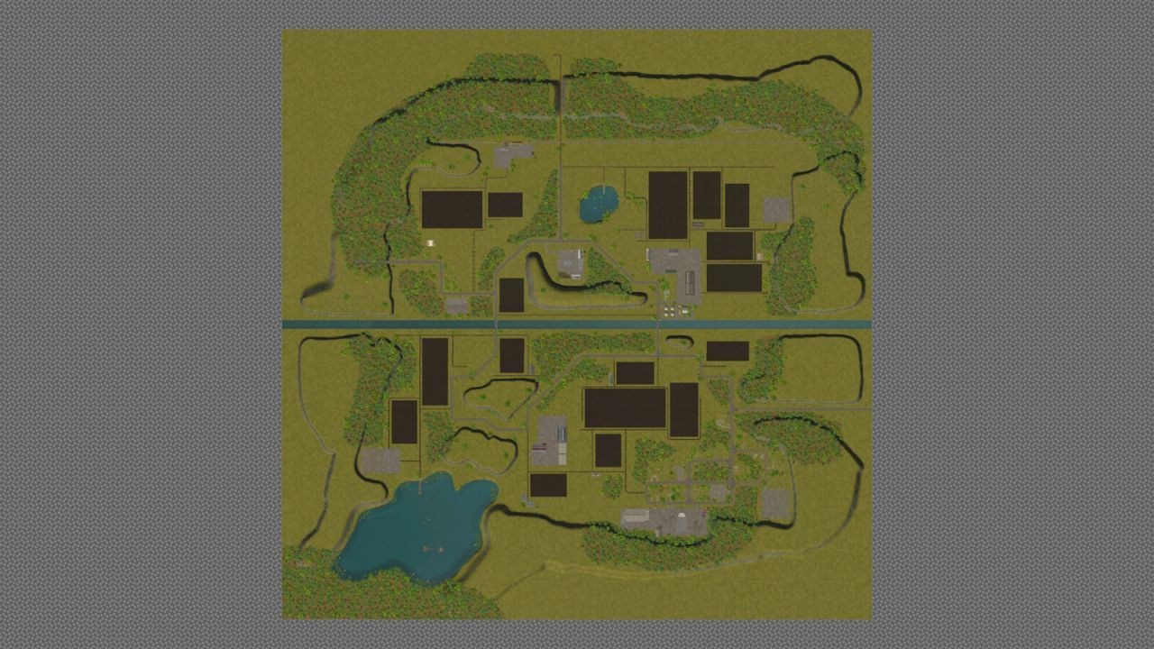 Atmosphärische Karte Old America für Farming Simulator 25 — 17 Felder, BGA und Produktionen