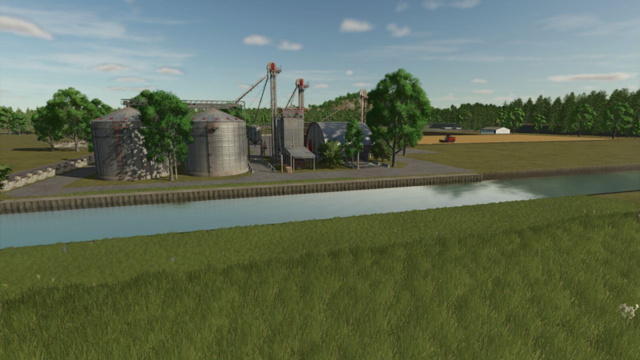 Atmosphärische Karte Old America für Farming Simulator 25 — 17 Felder, BGA und Produktionen