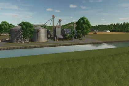 Atmosphärische Karte Old America für Farming Simulator 25 — 17 Felder, BGA und Produktionen — 6