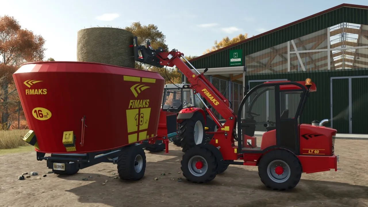 Effizienter Lader-Traktor Fimaks LT Serie Pack (50–60 PS) für Arbeiten im Hof und auf dem Bauernhof