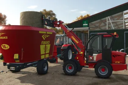 Effizienter Lader-Traktor Fimaks LT Serie Pack (50–60 PS) für Arbeiten im Hof und auf dem Bauernhof — 1