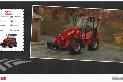 Effizienter Lader-Traktor Fimaks LT Serie Pack (50–60 PS) für Arbeiten im Hof und auf dem Bauernhof — 2