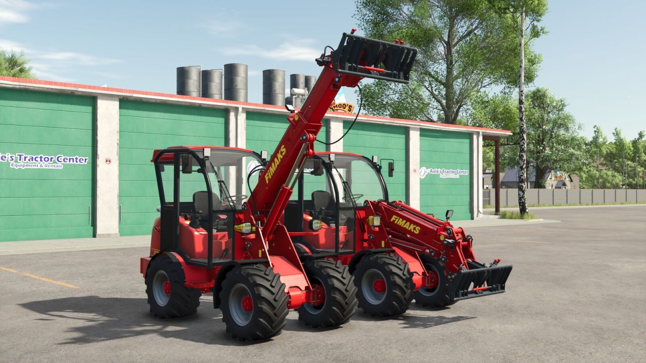 Effizienter Lader-Traktor Fimaks LT Serie Pack (50–60 PS) für Arbeiten im Hof und auf dem Bauernhof