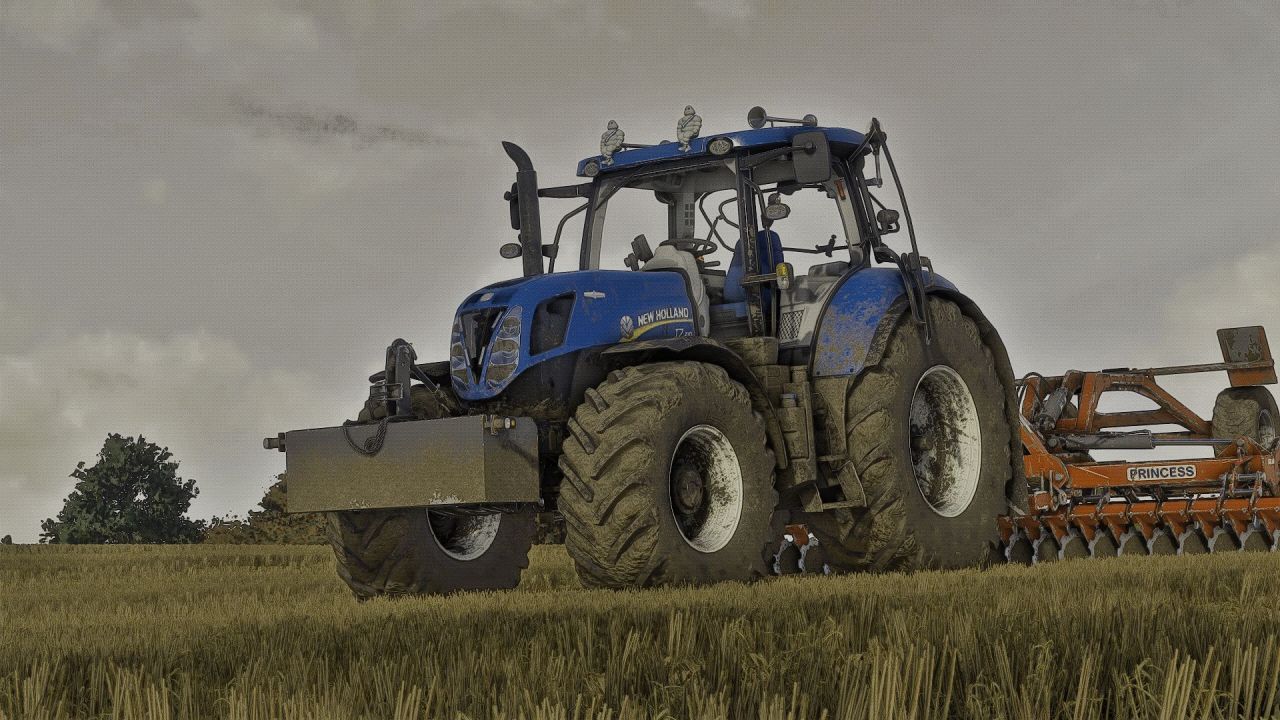 Traktor New Holland T7 2011 W7 do Farming Simulator 25