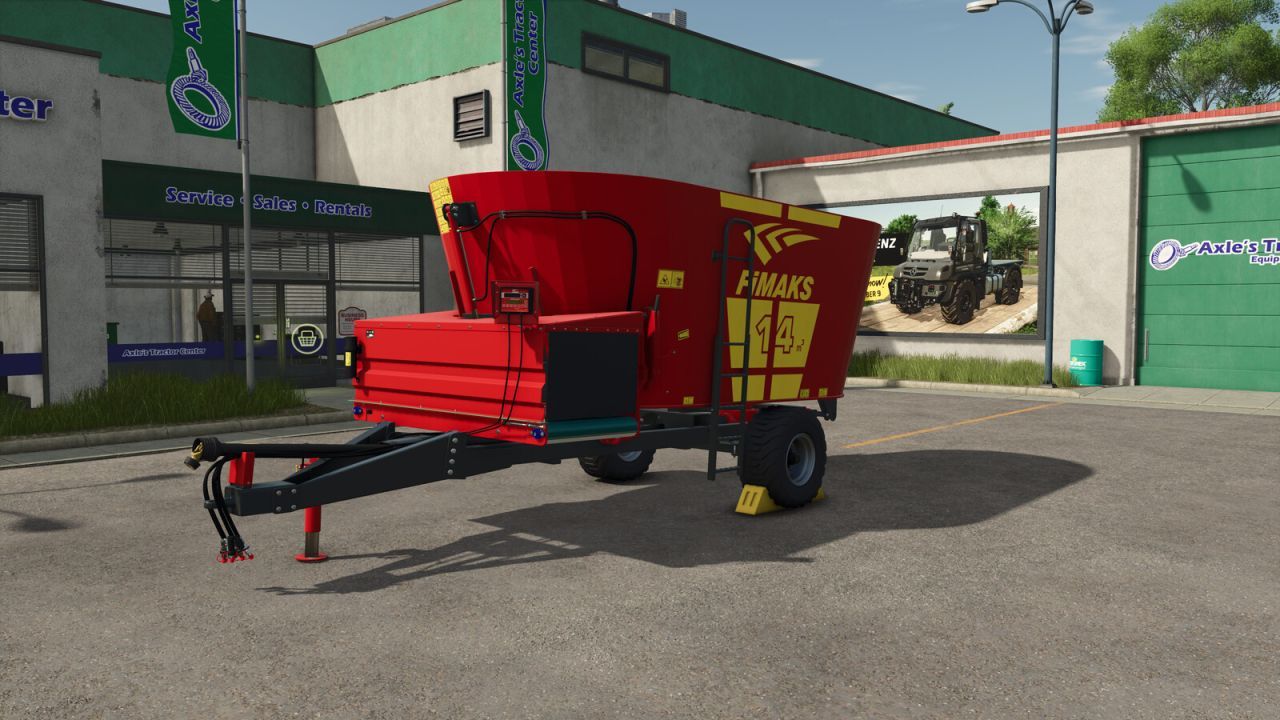 Effizienter Futtermischer Fimaks FMV Pack (FMV 14F und FMV 16F) für FS25