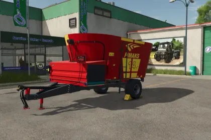 Ефективний Кормозмішувач Fimaks FMV Pack (FMV 14F та FMV 16F) для FS25