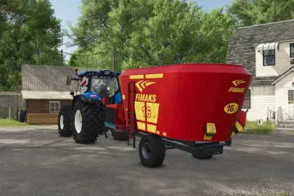 Ефективний Кормозмішувач Fimaks FMV Pack (FMV 14F та FMV 16F) для FS25