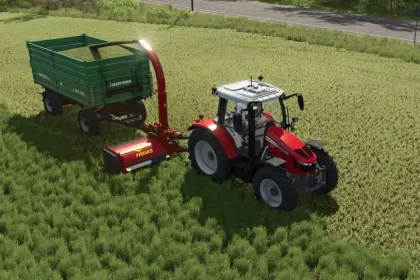 Efficient Silage Chopper Fimaks DC 1500 Double Chop for FS25 — 1