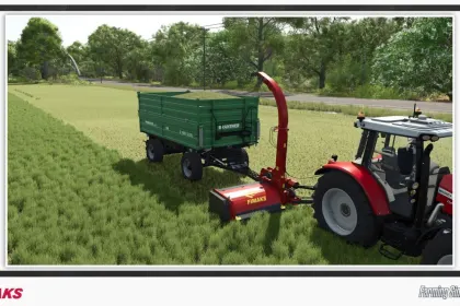 Efficient Silage Chopper Fimaks DC 1500 Double Chop for FS25 — 3
