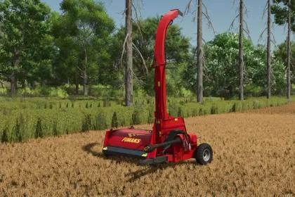 Efficient Silage Chopper Fimaks DC 1500 Double Chop for FS25 — 5