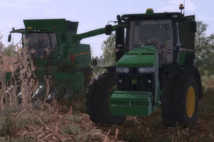 Traktor John Deere 8R Series 2011 für Farming Simulator 22 — 3