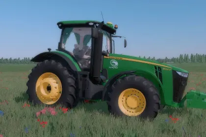 Traktor John Deere 8R Series 2011 für Farming Simulator 22 — 6