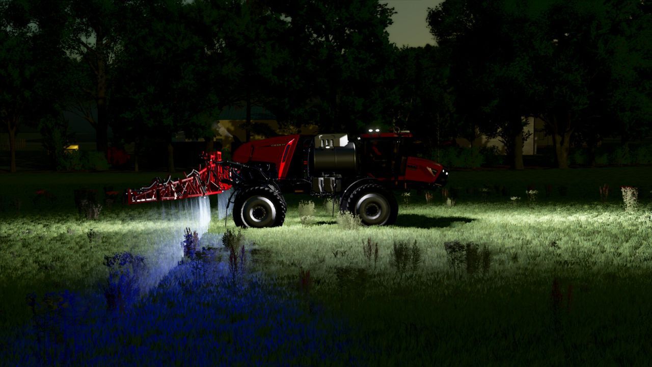 Effektiver Sprayer Case IH Patriot 4350 — Präzise Anwendung und Realismus für FS25 - Screenshots