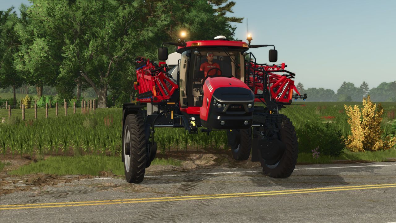 Effektiver Sprayer Case IH Patriot 4350 — Präzise Anwendung und Realismus für FS25 - Screenshots