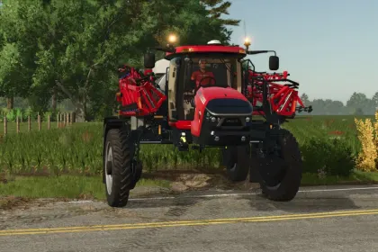 Ефективний Обприскувач Case IH Patriot 4350 — Точне Внесення та Реалізм для FS25 — 4