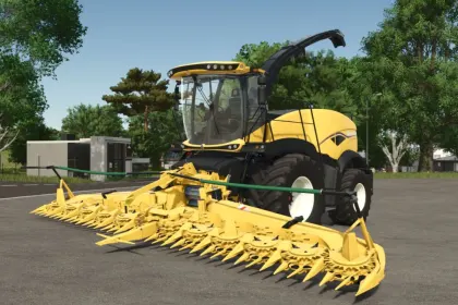 Потужний Кормозбиральний Комбайн New Holland FR 480-920 MY2025 + Жатка 900 SFI для FS25
