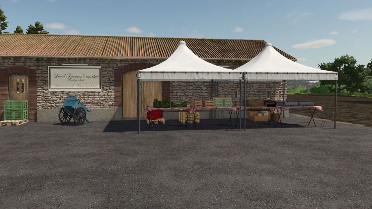 Точка продажу Farmers Market для Farming Simulator 25