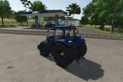 Leistungsstarker Traktor New Holland T7 LWB PLMI — 300+ PS und Premium Komfort für FS25 — 2