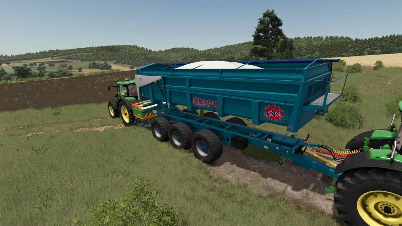 Причіп Maupu TDM 86/32 для Farming Simulator 25